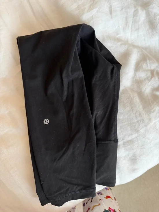 lululemon athletica ribbed Black High-Rise Leggings - Picture 2 of 2